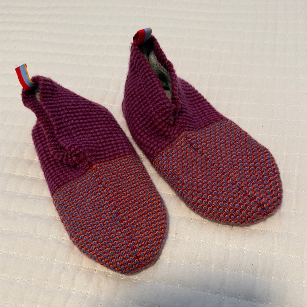 Bombas Purple and Orange Kids Slippers